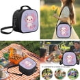 thumbnail image 6 of Uorisanigo Pink Axolotl School Bags for Girls 6-12 Backpack with Lunch Bag Water Bottle Sleeve and Soft Pencil Case 4PCS Set Bookbag with Front Pocket 17 inch School Bag, 6 of 7