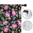 thumbnail image 4 of Blackout Kids Curtains,Pioneer Flower Floral Print Pattern Childrens Insulated Curtains Set Of 2,Bedroom Essentials,Toddler Room Decor 42"x54", 4 of 5