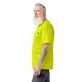 thumbnail image 2 of Dickies Men's Heavyweight Neon Short Sleeve Pocket T-Shirt, High-Visibility Cotton Work Shirt for Jobsite, Outdoor, or Casual Wear, 2 of 4