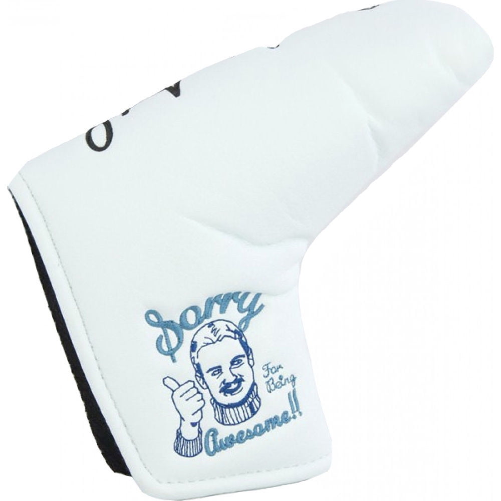 NEW Travis Mathew 'Sorry For Being Awesome' White Blade/Boot Putter