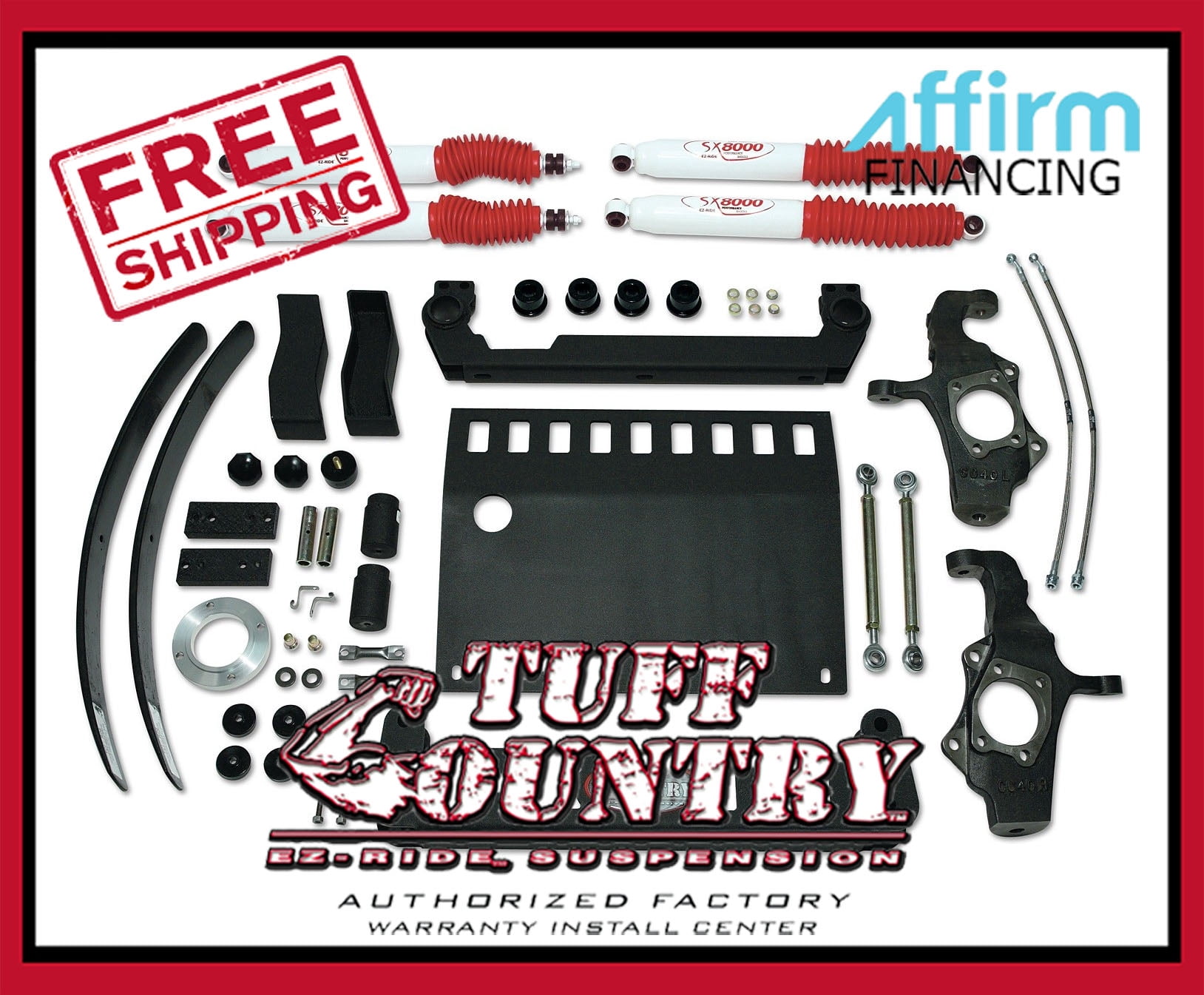 Tuff Country 14045Kn Lift Kit W/Shock Fits 04 12 Canyon Colorado Fits select: 2005-2012 CHEVROLET COLORADO, 2004-2012 GMC CANYON