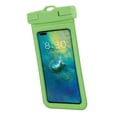 thumbnail image 4 of Funda impermeable para teléfono móvil con cordón, fácil de instalar para bucear, bolsa seca para teléfono móvil, protección completa universal para de Verde, 4 of 8
