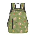 thumbnail image 1 of Cute Hedgehog With Mushrooms And Leaves Backpack Casual Shoulder Daypack Lightweight Travel Backpack For Men Women, 1 of 5
