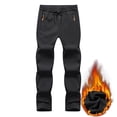thumbnail image 2 of Migroa Men's Ski Pants, Lightweight Winter Trousers with Fleece Lining, Water-Resistant Snow Pants for Cold Weather, Elastic Waist for Comfort, Functional for Skiing, Snowboarding,, 2 of 7
