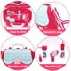 thumbnail image 2 of Cajas de joyería y cosméticos para niños y niñas, estuche de peluquería, regalo de juguete para princesa, rosa Xemadio QH-754, 2 of 6