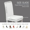 thumbnail image 2 of Dawot Stretch Spandex Universal 2-Piece Polyester Chair Slipcovers, Gray, 2 of 8
