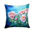 thumbnail image 3 of Roses in Watercolor Throw Pillow 14 in x 14 in, 3 of 26
