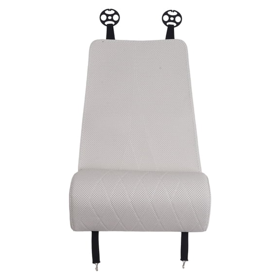 Season Breathable Leather Car Seat Cushion Enhanced Leg Rest Ergonomic Supporting for Prolonged Driving Comfort