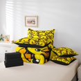 thumbnail image 5 of Manfei Yellow Duck 7-Piece Twin Bedding Sets,Cartoon Animal Bedding Comforter Set,Kawaii Wildlife Breathable Sheet Sets,Breathable Cute Bedroom Decorative,Reversible, 5 of 7