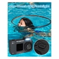 thumbnail image 5 of Waterproof Camera 4K 65MP Underwater Camera with 64G Card, for Snorkeling Autofocus Selfie Dual-Scre, 5 of 5