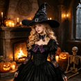 thumbnail image 2 of BRICH Witch Hat Novelty for Adult Women Decoration Accessory Witch Hat Black One Size, 2 of 4