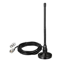 Eightwood 27MHz CB Radio Antenna Magnetic Base Soft Whip PL259 BNC Male Compatible with Cobra Midland Uniden Maxon President Mobile