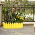 thumbnail image 5 of 2Pcs Flower Window Box Fence Planter Box Decorative Planting Pot Rectangular Flower Container, 5 of 5