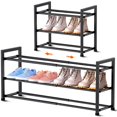 thumbnail image 1 of Zapatero Bumusty de 3 niveles ajustable 46-84 cm negro, 1 of 7