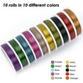 thumbnail image 3 of 10 Pack Jewelry Beading Wire with Cutting Pliers, DaKuan Craft Wire Jewelry Beading Wire Tarnish Resistant Copper Wire for Jewelry Making (26 Gauge), 3 of 8