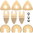 thumbnail image 1 of 9PCS Multi Tool Blades Carbide for Grit Grout Removal  Carbide Oscillating Saw Blade Kits Multifunctional Triangular/Semicircular/Finger Alloy Grinding Saw Blade with Spacers, 1 of 7