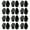 Black, variant on SIEYIO 12 Pair Nylon Work Gloves Reusable Dotted Working Safety Gloves with Grip Dots