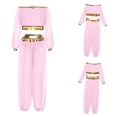 thumbnail image 5 of inhzoy Kids Girls 2-Piece Belly Dance Sequin Tassels Top & Pants Carnival Performance Outfit Pink 6, 5 of 6