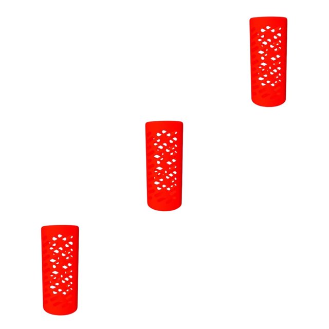 Ounissouiy Accesorios protectores de cubierta de silicona Portabotellas profesional Reemplazo de tapas de botellas de agua para 18-32-40oz Red M Type1 NO1