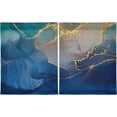 thumbnail image 2 of Marble Texture Kitchen Curtains 2 Panels UV Protected Tier Curtains, Half Window Curtains Kitchen Tiers for Guest Room Bathroom Sink Laundry Room Basement,24"x27", 2 of 7