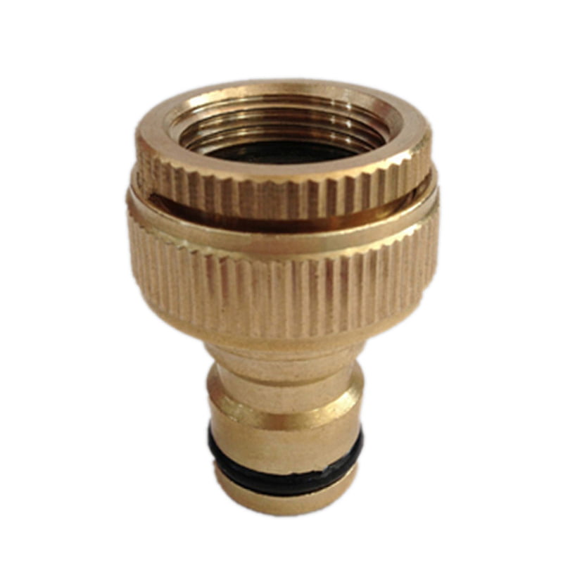 1/2'' Brass Tap Adaptor Hose Pipe Fitting Tap Hosepipe Quick Connectors FO 