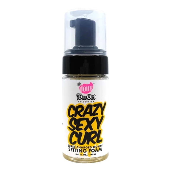 The Doux Bee Girl Crazy Sexy Curl Setting Foam, 3.4 oz