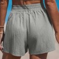 thumbnail image 6 of XuJwPNcy Womens Shorts Summer Causal Loose Wide Leg Shorts with Pockets Trendy Stretch Beach Shorts, 6 of 7
