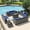 Blue-Gray, variant on Aoxun 7 Piece Patio Furniture Set Wicker Rattan Patio Conversation Set Outdoor Sectional Sofa Set with Coffee Table and 4” Thickened Cushions, Blue(Waterproof Cover Included)