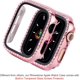 thumbnail image 2 of 6 Pack 40mm Rhinestone Bling Cute Case with Built-in Tempered Glass Screen Protector Compatible with Apple Watch Series 2/3/4/5/6/SE (Red,Rose Gold,Gold,Blue,Black,Clear), 2 of 5