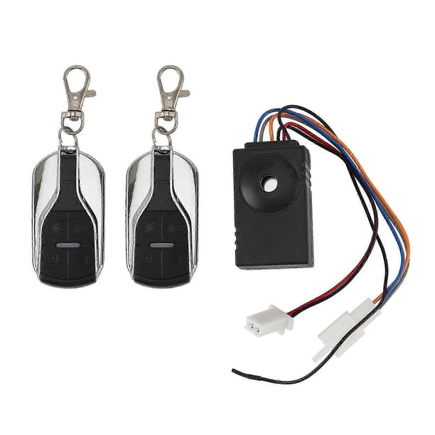Ebike Alarm System 36V 48V 60V 72V with Two Switch for Electric Bicycle/Scooter Ebike/Brushless Controller