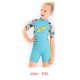 thumbnail image 5 of Niños con traje de baño Ropa de natación engrosada Ropa de surf CHIKET JUEGO JUEGO DIVENIDO DESCURSO CON MANERAS CORTAS PARA PISCINA DE PLAYA VIENDO LIGHT BLUE XXL Scienceny OD003684-15, 5 of 7