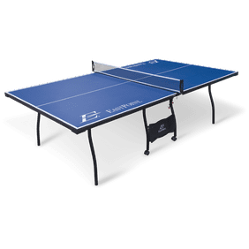 Md Sports Official Size Foldable Indoor Table Tennis Table With Paddle And Balls Bluewhite