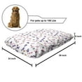 thumbnail image 2 of Flower Pet Bed, Butterflies and Wildflowers Pattern Blooming Summer Ornamentation Feminine Corsage, Resistant Pad for Dogs and Cats Cushion with Removable Cover, 24" x 39", Multicolor, by Ambesonne, 2 of 4