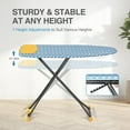 Ironing Board, Ironing Boards with Iron Rest, Extra Thick Cover and Pad