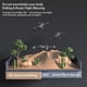thumbnail image 5 of Monstrate Dron plegable con Control remoto para acampar, cámara de viaje, cuadricóptero recargable, avión de largo alcance, juguete, regalo de Accesorios para aéreos Cámaras duales grises, 5 of 6