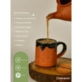thumbnail image 5 of Sowpeace Brown Terracotta Mug of Happiness Coffee Mug15 oz Pack 1, 5 of 7