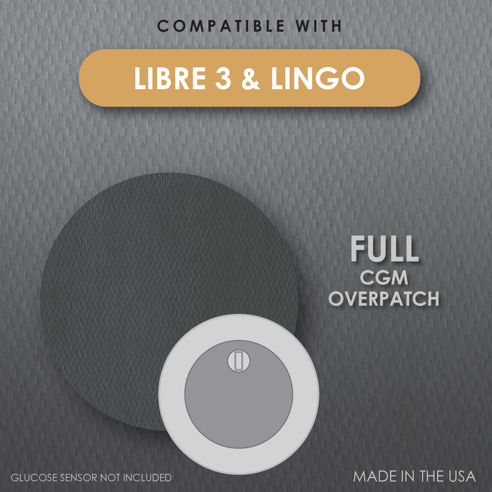 CoverGuard Overpatches for FreeStyle Libre 3 Premium Waterproof CGM Covers