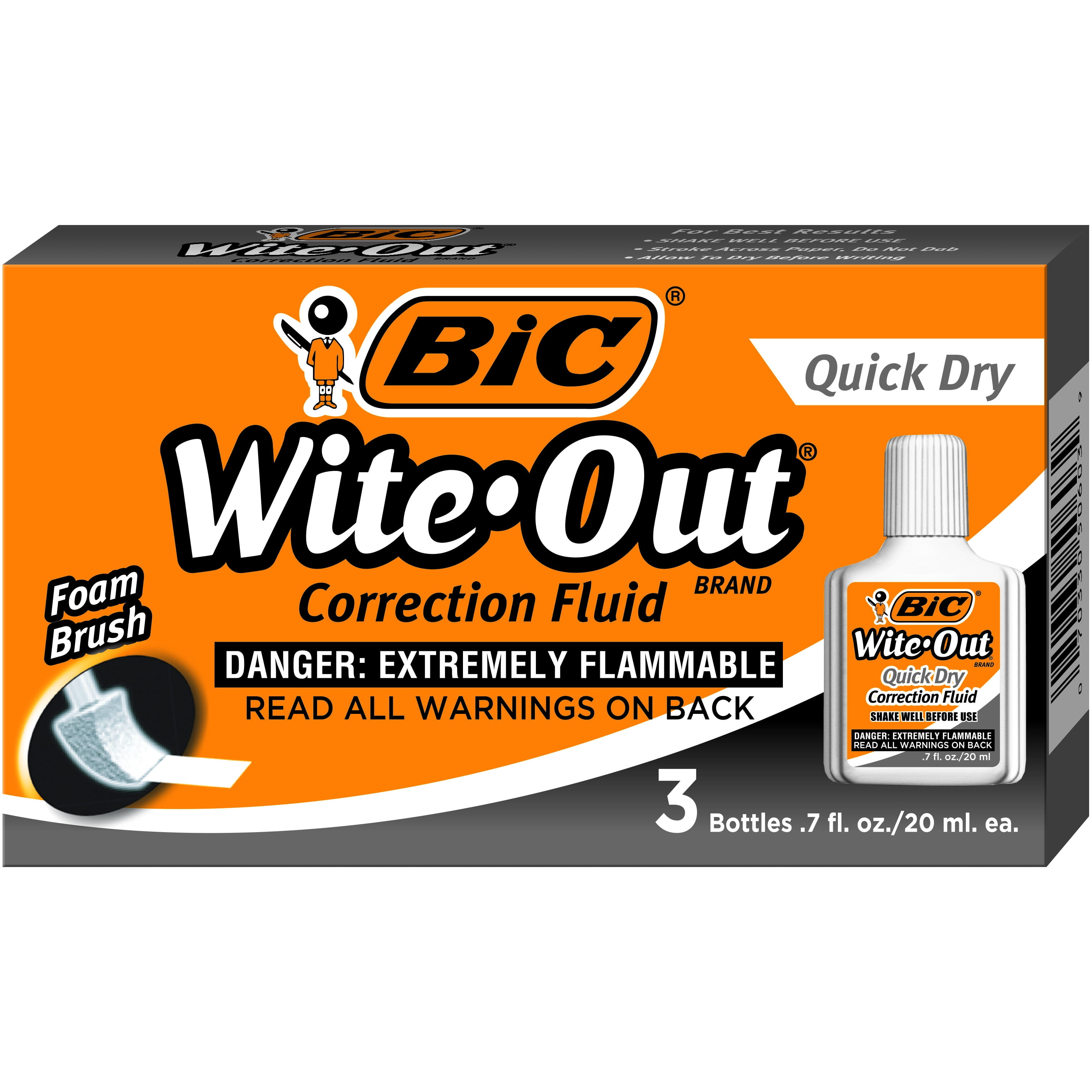 bic wite out quick dry correction fluid