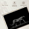 thumbnail image 6 of Elephant Stock Wild Cat Monochrome Wall Art - Horizontal Canvas Wall Art - Living Room Wall Decor - Animal Canvas - Black And Gray Decor - 45" x 30", 6 of 8
