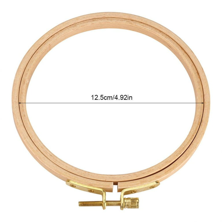 Mgaxyff DIY Embroidery Tool,Hand Embroidery Hoop Wooden Circle Frame for  Cross Stitch Embroider Needle Arts DIY Tool,Embroidery Frame