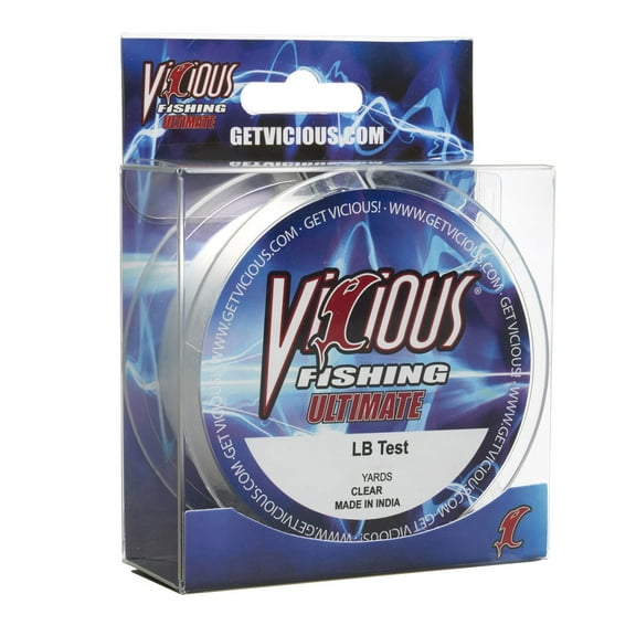 Vicious Ultimate Clear Mono - 4 Lb Test