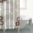 thumbnail image 4 of Waterproof Beautiful Colorful Floral Shower Curtain 72x72 Inch Boho Style Polyester Unique Shower Curtain for Bathroom Hotel Home Decor with 12 Plastic Hooks, 4 of 5