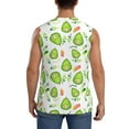 thumbnail image 4 of Fotbe Men's Kawaii Avocado Print Men's Sleeveless Muscle Tank Tops Casual T-Shirts for Gym Workout Beach-XX-Large, 4 of 8