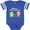 Football Blue and White, variant on Inktastic Merry Christmas Owls Boys or Girls Baby Bodysuit
