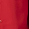 thumbnail image 2 of Montique Red Solid 2 Piece Walking Suit Long Sleeve Shirt Men's Leisure Suit 1641, 2 of 2