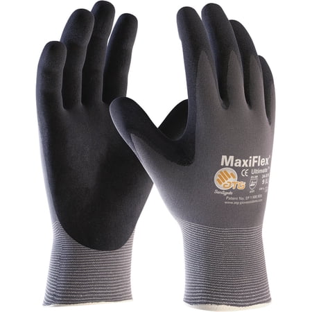 PIP Global MaxiFlex Ultimate Work Glove 34-874T - 15G Gray Nylon Shell - 144 Pack, Small