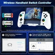 ESYWEN Switch Controller with Joy-Cons for Nintendo Switch/OLED, Replacement for Joy Con, with Handheld Mode, Adjustable 6-Axis Gyro, Dual Motor Vibration, Turbo, Auto Function