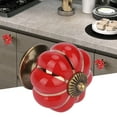 thumbnail image 3 of Ceramic Handles,Ceramic Pumpkin Knobs European Cabinet Knobs Drawer Knobs High Capacity, 3 of 8