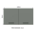 thumbnail image 2 of Alacena Gabinete Superior Cocina Madesa Agata 120cm MG, 2 of 5
