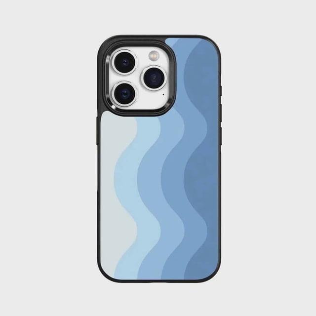 Caseco iPhone 15 Pro Case With Mag-Safe - Blue Wave